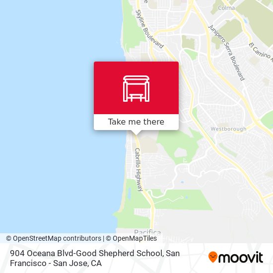 Mapa de 904 Oceana Blvd-Good Shepherd School