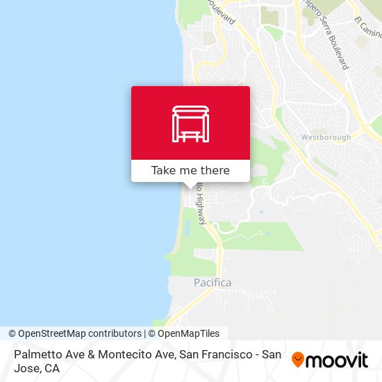 Mapa de Palmetto Ave & Montecito Ave