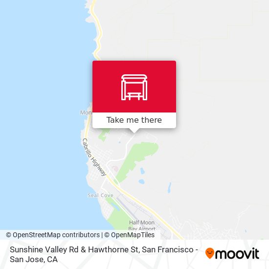 Mapa de Sunshine Valley Rd & Hawthorne St