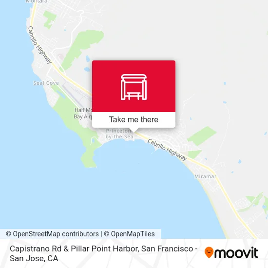Capistrano Rd & Pillar Point Harbor map
