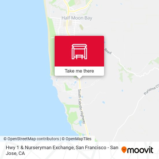 Hwy 1 & Nurseryman Exchange map