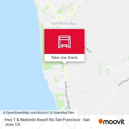 Hwy 1 & Redondo Beach Rd map