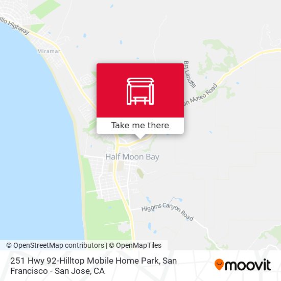 Mapa de 251 Hwy 92-Hilltop Mobile Home Park