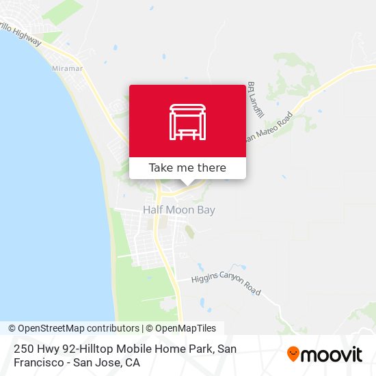 Mapa de 250 Hwy 92-Hilltop Mobile Home Park