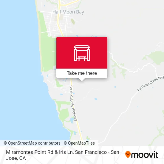 Miramontes Point Rd & Iris Ln map