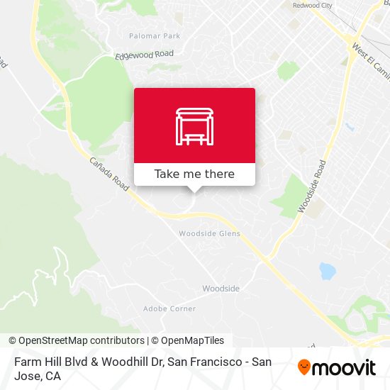 Farm Hill Blvd & Woodhill Dr map