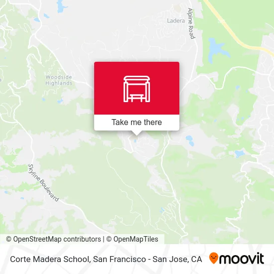 Corte Madera School map