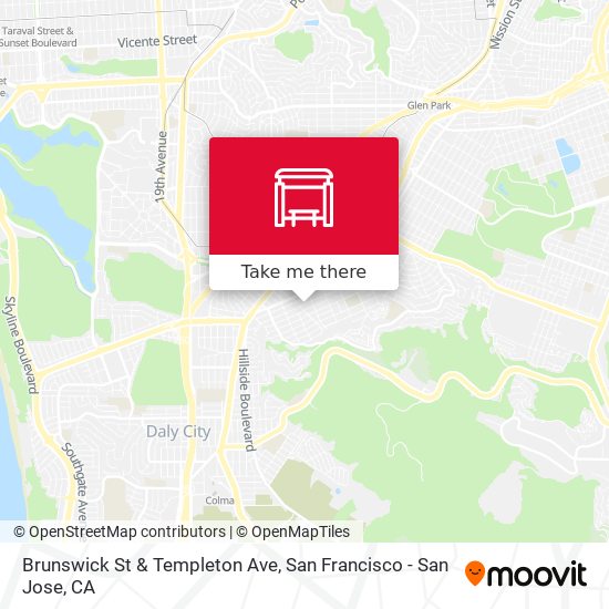 Brunswick St & Templeton Ave map