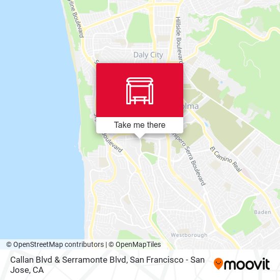 Mapa de Callan Blvd & Serramonte Blvd