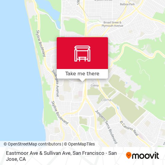 Eastmoor Ave & Sullivan Ave map