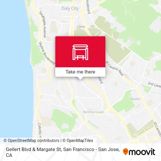 Gellert Blvd & Margate St map