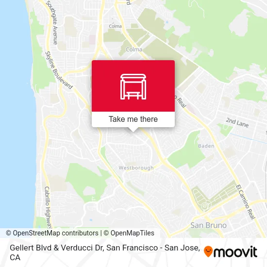 Mapa de Gellert Blvd & Verducci Dr