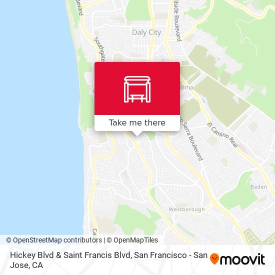 Hickey Blvd & Saint Francis Blvd map