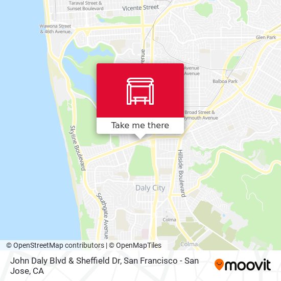 Mapa de John Daly Blvd & Sheffield Dr