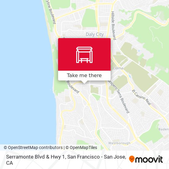 Mapa de Serramonte Blvd & Hwy 1