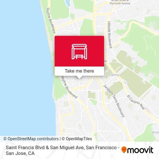 Mapa de Saint Francis Blvd & San Miguel Ave