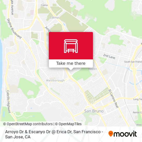 Arroyo Dr & Escanyo Dr @ Erica Dr map