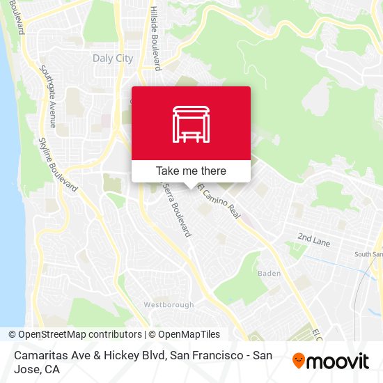 Camaritas Ave & Hickey Blvd map