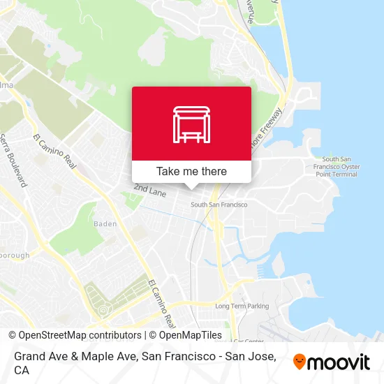 Grand Ave & Maple Ave map