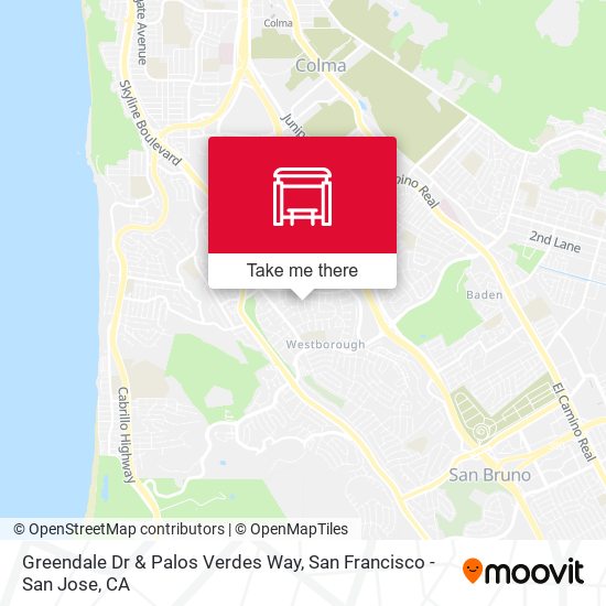 Greendale Dr & Palos Verdes Way map