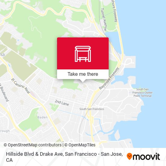 Hillside Blvd & Drake Ave map