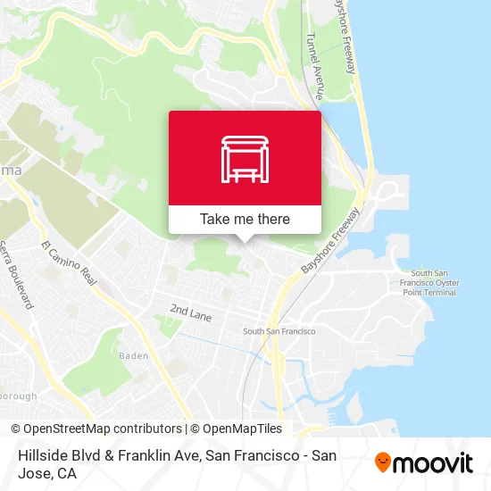 Hillside Blvd & Franklin Ave map
