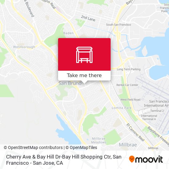 Mapa de Cherry Ave & Bay Hill Dr-Bay Hill Shopping Ctr