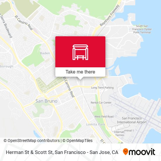 Herman St & Scott St map