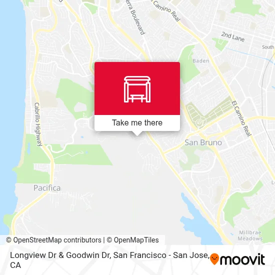 Longview Dr & Goodwin Dr map
