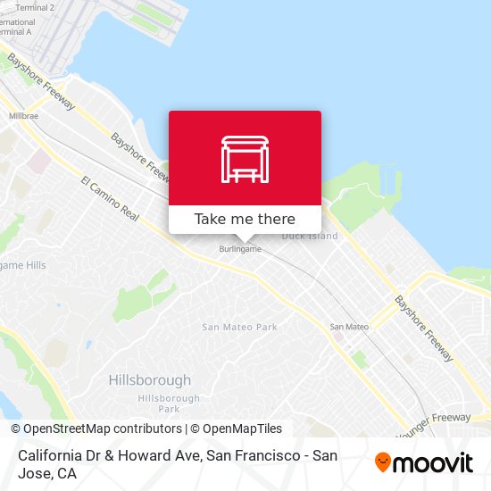 Mapa de California Dr & Howard Ave