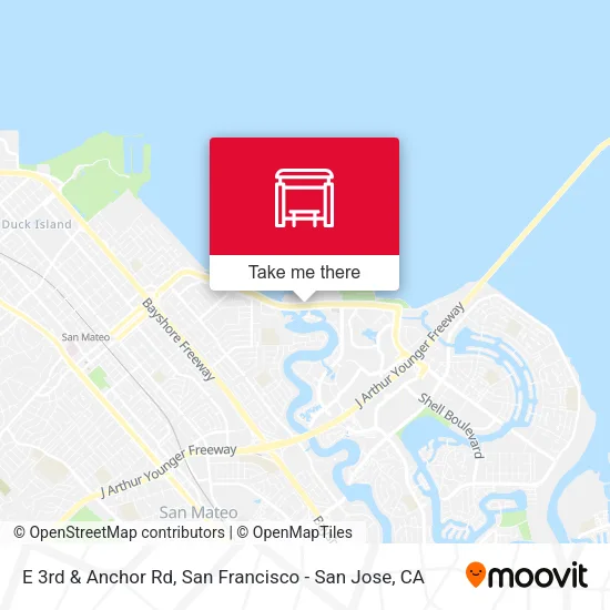 E 3rd & Anchor Rd map