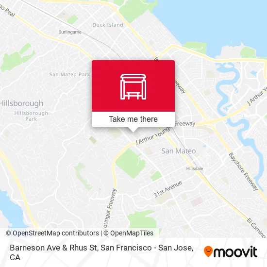 Mapa de Barneson Ave & Rhus St