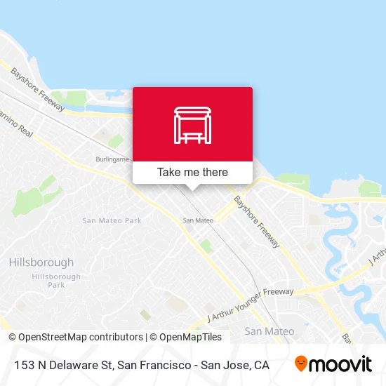 153 N Delaware St map