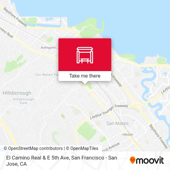Mapa de El Camino Real & E 5th Ave