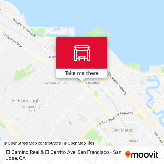 Mapa de El Camino Real & El Cerrito Ave