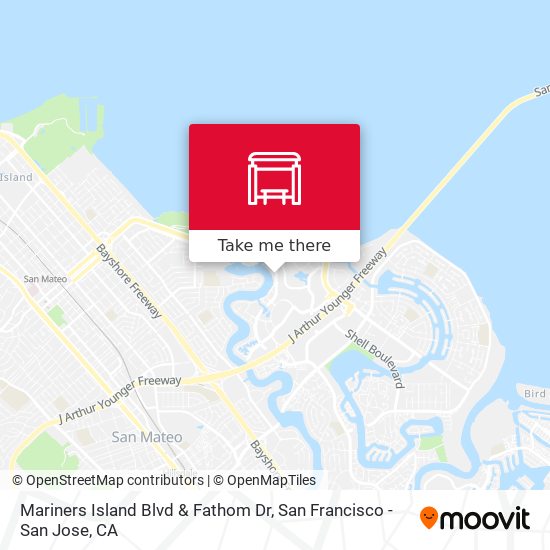 Mariners Island Blvd & Fathom Dr map