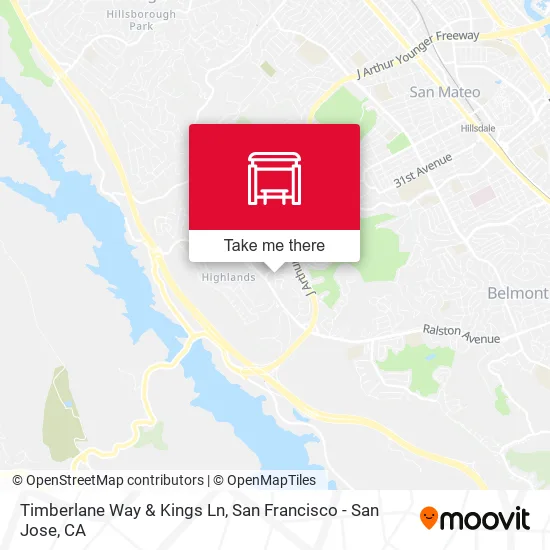 Timberlane Way & Kings Ln map
