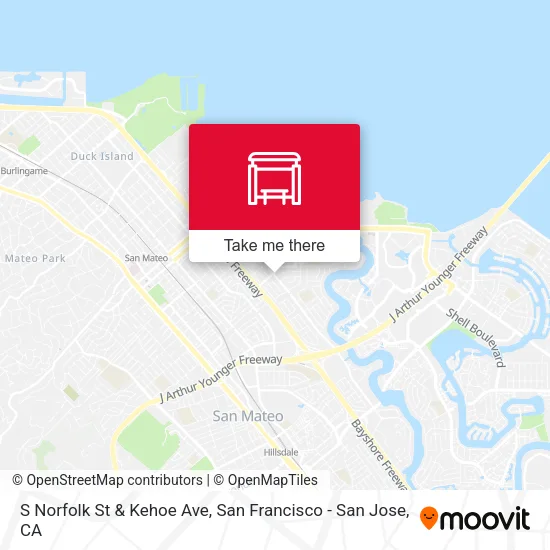 Mapa de S Norfolk St & Kehoe Ave