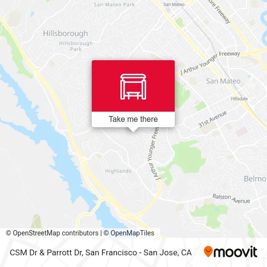 CSM Dr & Parrott Dr map