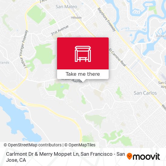 Mapa de Carlmont Dr & Merry Moppet Ln