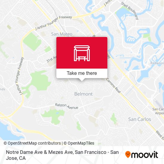 Notre Dame Ave & Mezes Ave map