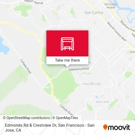 Edmonds Rd & Crestview Dr map