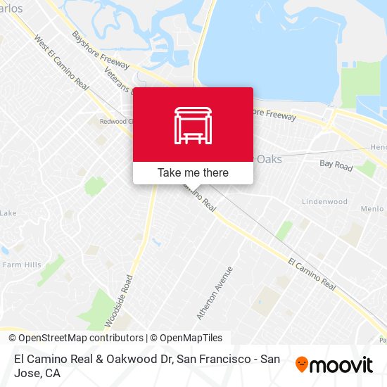 Mapa de El Camino Real & Oakwood Dr