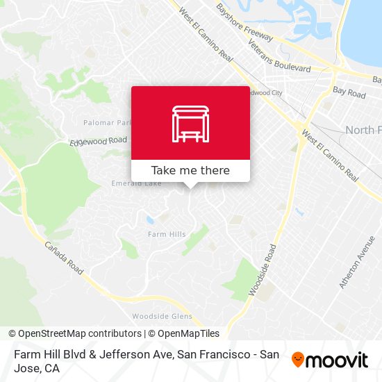 Mapa de Farm Hill Blvd & Jefferson Ave