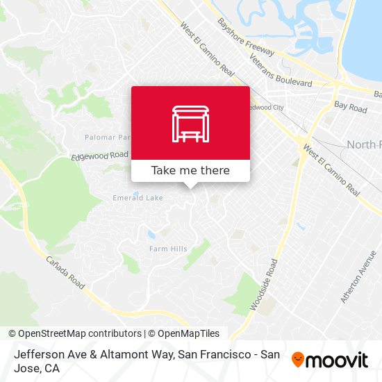 Mapa de Jefferson Ave & Altamont Way