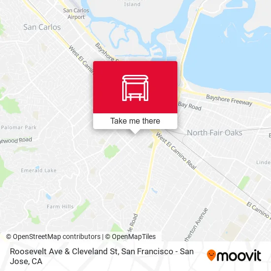 Roosevelt Ave & Cleveland St map