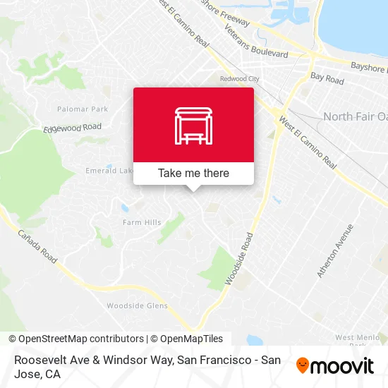 Roosevelt Ave & Windsor Way map