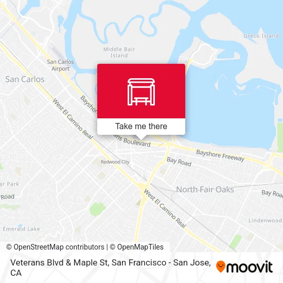 Veterans Blvd & Maple St map