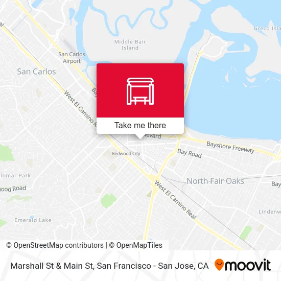Mapa de Marshall St & Main St
