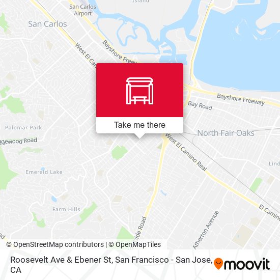 Roosevelt Ave & Ebener St map